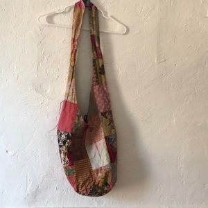 Patchwork/quilted reversible bag